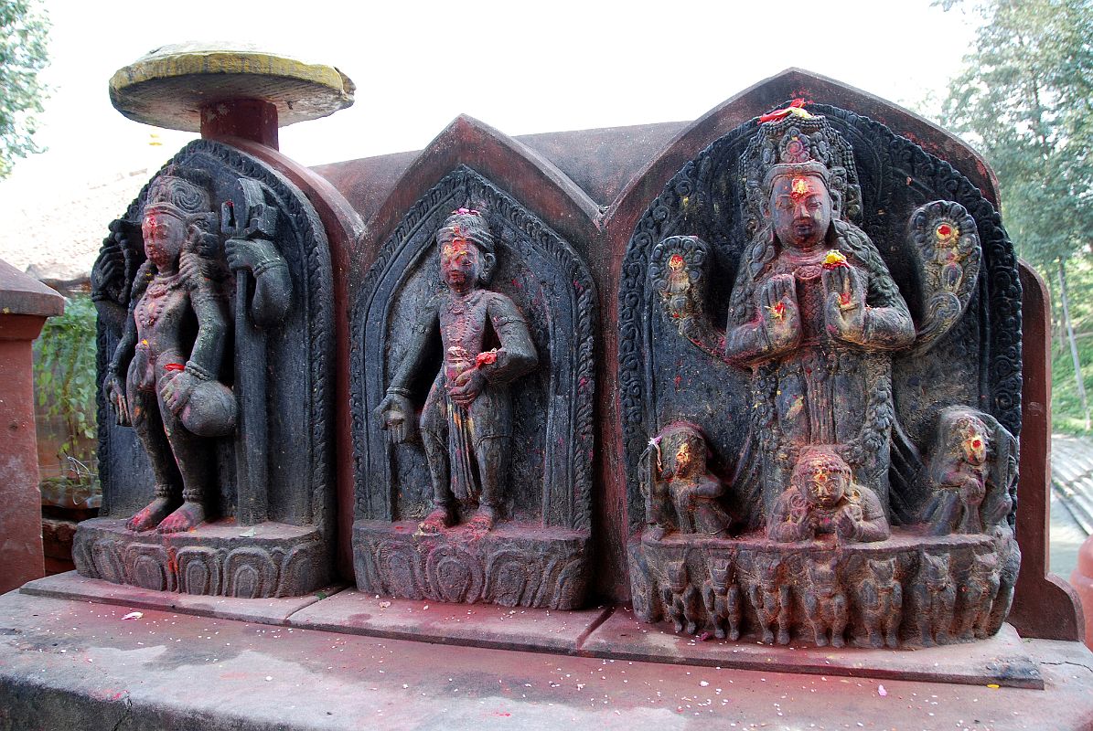 18 Kathmandu Gokarna Mahadev Temple Kamadeva God of Love, Danan Tari, Surya Sun God 
